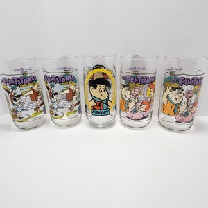 Flintstones 1991 Hardee&#39;s Character Glasses The First 30 Years - Hardee&#39;s  - Hardee&#39;s Glasses - Flintstones  - Flintstones Glasses