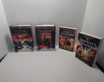 Rick Riordan Book LOT Of 4 - Series - The House Of Hades - Rick Riordan - Book Series - Fantasy - Fantasy Books - The Mark Of Athena