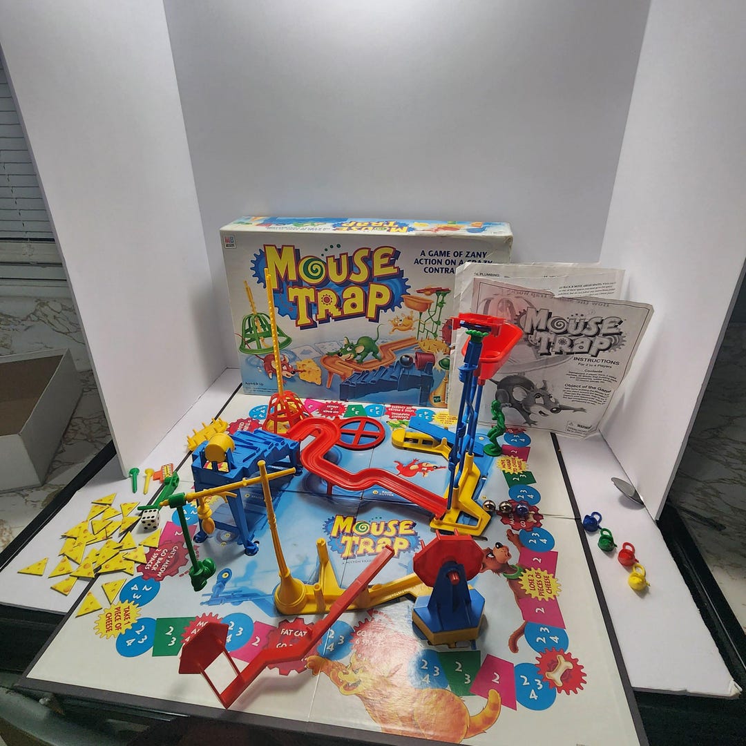 1999 Milton Bradley Vintage Mousetrap Game - Mousetrap - Milton