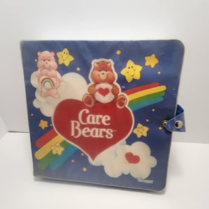 Carebears 1980s Vintage Action Figure Carrying Case - Care Bears - Carebears - Figurki - Zabawki Vintage - Zabawki z lat 1980