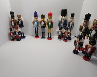 Christmas Nutcracker Lots - Nutcrackers - Vintage Nutcrackers - Christmas - Christmas Decor - Christmas Figurines - Nutcracker Figurines