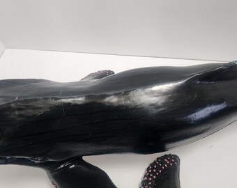 Humpback Whales 1980s Vintage PVC Figures - Whales - Humpback