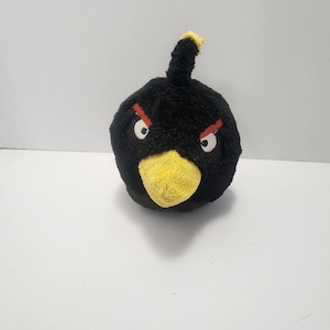 Angry Birds Black Bomb Plush Figure - Birds - Angry Birds - Plushies - Stuffed Animals - Angry Birds Toys