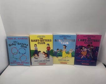 2000's The Baby Sitter's Club LOT of 4 - Series - Book Series - Teen Books - The Baby Sitters Club