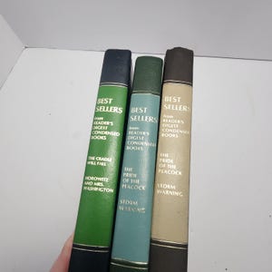 1970's Reader's Digest Condensed Books Series LOT Of 3 - Reader's Digest - Condensed Books - 1970's - Vintage Books - Book Series