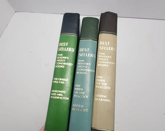 1970's Reader's Digest Condensed Books Series LOT Of 3 - Reader's Digest - Condensed Books - 1970's - Vintage Books - Book Series