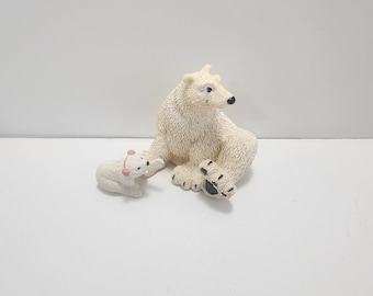 Vintage Polar Bear Statue Figurines - Wildlife - Polar Bear - Bear - Bear Decor - Wildlife Decor - Polar Bear - Beat Statue - Figurine