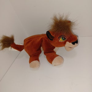 Der König der Löwen Kovu Plüsch 90er Stofftier Löwe Kuscheltier Simba Vintage 