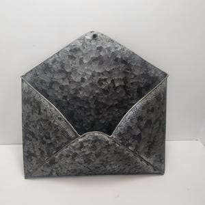 Portasobres galvanizado para buzón - Buzón - Correo - Cartas - Sobres - Decoración - Adornos de pared - Decoración de pared