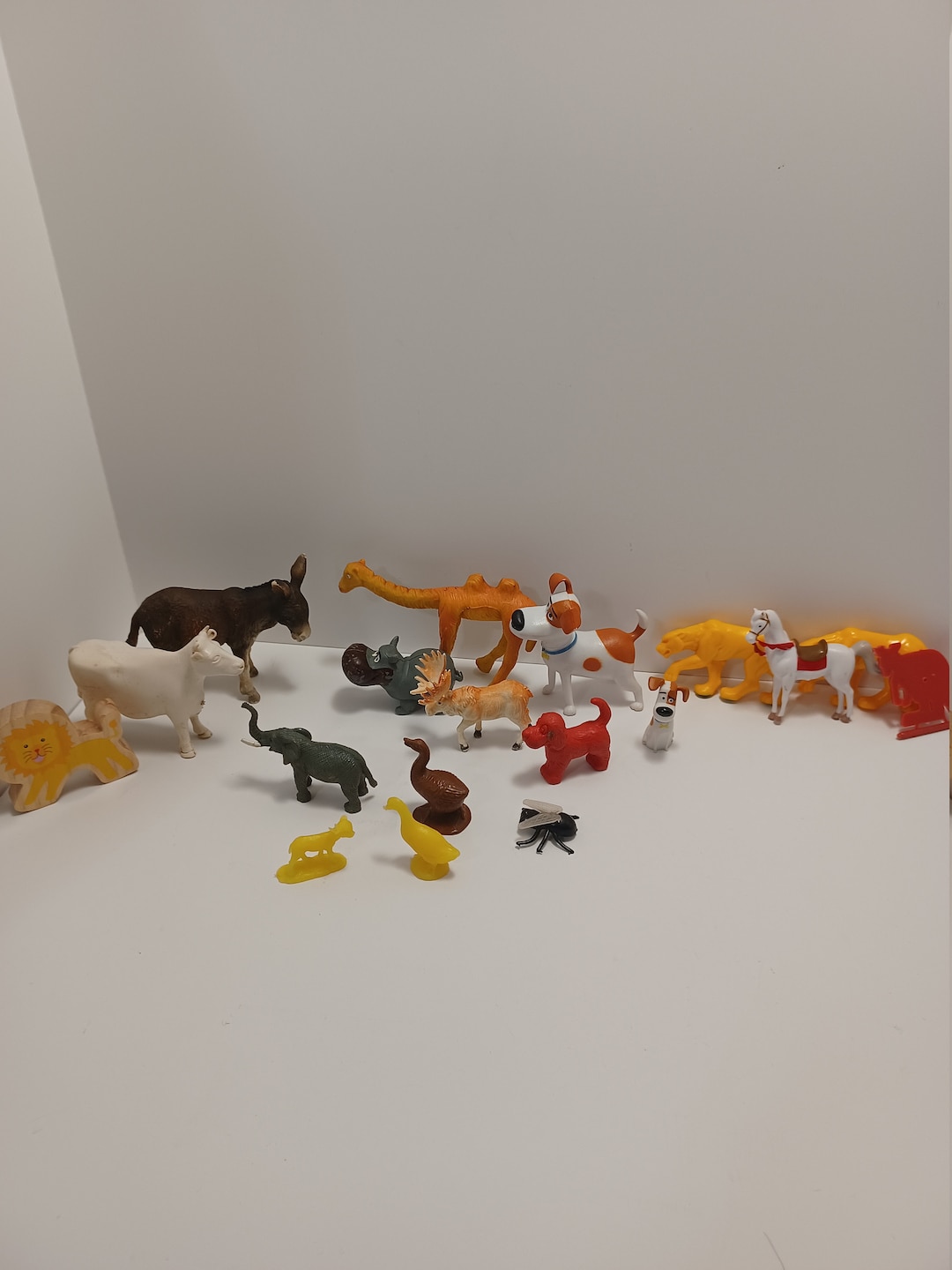 Vintage Animal Toy Lot Camel Toy Animal Toys Hong Kong Animal Toys Etsy