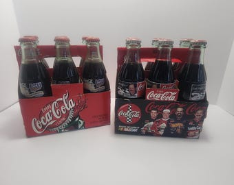 Vintage 1990 Coca Cola Six-pack of 6.5 Oz. Never Opened Bottles