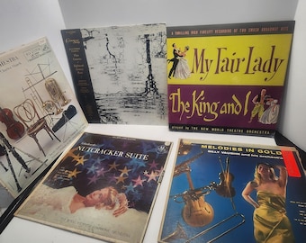 Dischi in vinile LP per orchestra degli anni '80, LOTTO di 5 - Vinile - Dischi in vinile - Dischi in vinile LP - Lo Schiaccianoci - My Fair Lady - Musica - Lp