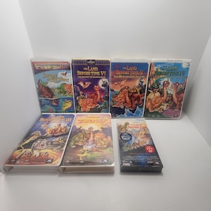 Land Before Time Vhs Movies Series 1-7 - Mcdonalds Vhs - Mcdonalds - Universal - Universal Movies - VHS - Movies - Dinosaurs - Vintage Movie