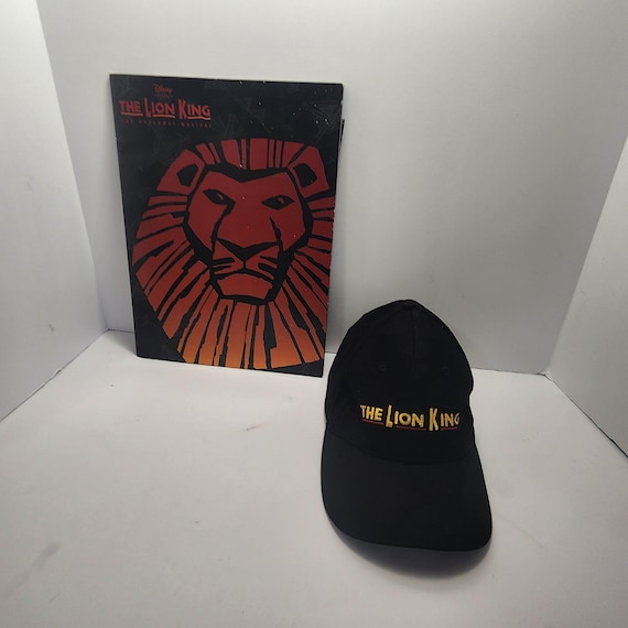 1997 Disney The Lion King Musical VIP Hat with Playbook - Disney - Disney Musical - The Lion King - Disney Hats - Lion King Gifts
