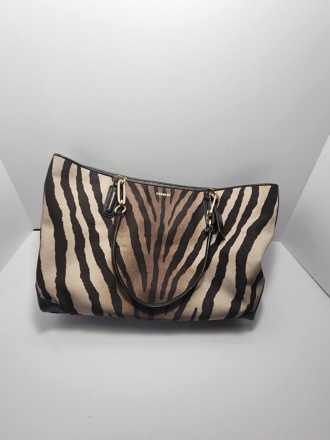 Coach Zebra Print Hobo Bag - Madison East - Madison West - Coach