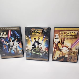 Star Wars Dvds LOT of 3 - Dvds - Star Wars - Star Wars Movies - Star Wars Gifts