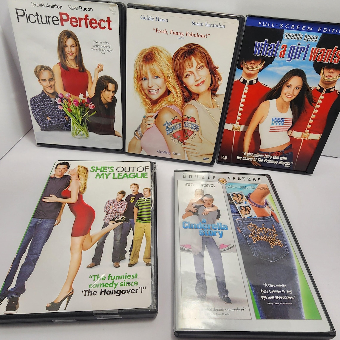 Vintage 1990's & 2000's Dvd Movie Lot - Chick Fliks - Girl Movies ...