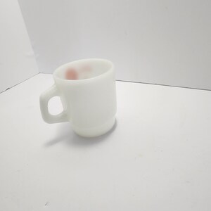 Taza de café clásica vintage de McDonald's Anchor Hocking Fireking de vidrio opalino - McDonald's - Taza de café McDonald's - Tazas - Vidrio opalino - Vintage imagen 4