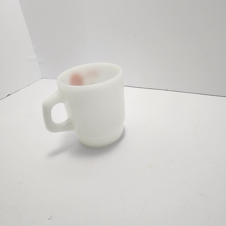 Taza de café clásica vintage de McDonald's Anchor Hocking Fireking de vidrio opalino - McDonald's - Taza de café McDonald's - Tazas - Vidrio opalino - Vintage imagen 4