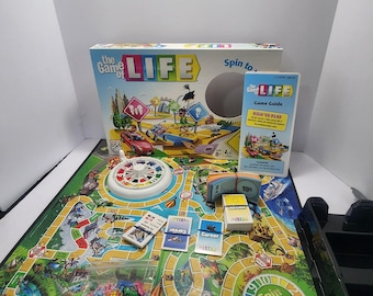 The Game of Life Board Game 100% Complete In Box Milton Bradley