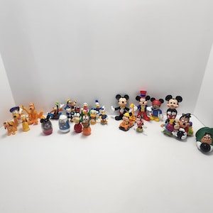 Walt Disney Mickey Mouse and Friends Vintage Toy Lots - Mickey Mouse - Mickey Mouse Toys - Goof Troop Toys - Goofy - Disney Toys - Toys