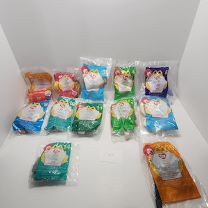 Ty Beanie Babies 2000 McDonald&#39;s Happy Meal Lot - Happy Meal Toys - Beanie Babies - McDonald&#39;s Toys - Plush - McDonald&#39;s Plush