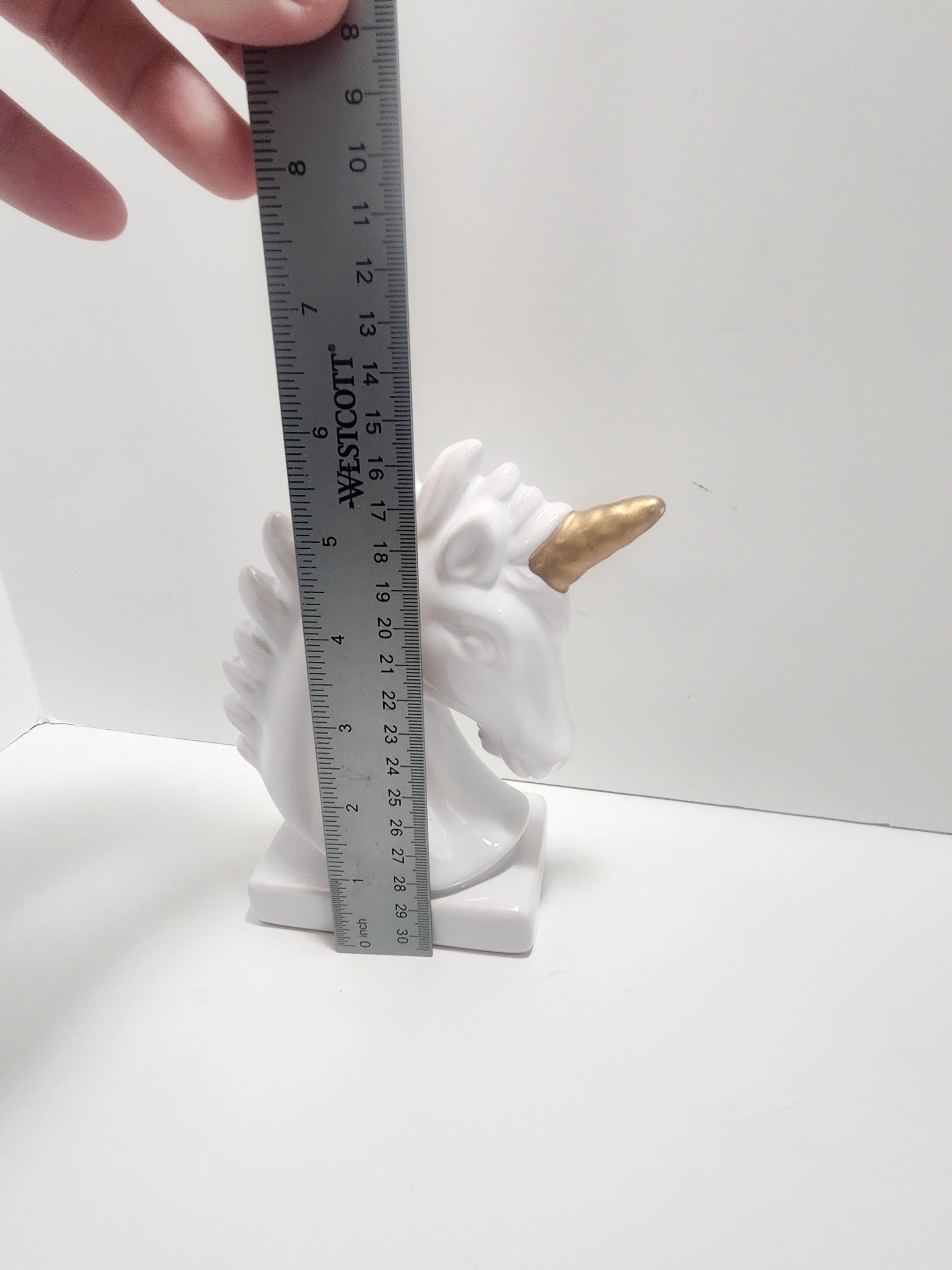ユニコーンヘッド 陶器製置物 - 陶器製置物 - 置物 - ユニコーン