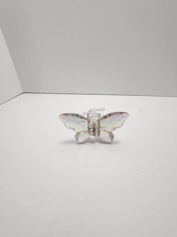 Baccarat Lucky Butterfly In iridescent Crystal - Hair Clips - Hair - Hair Accessories - Baccarat - Lucky Butterfly - Buttetfly