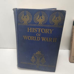 History Of World War 2 1945 Book - Histoy - Wars - World War 2 - Antiques - Philippines - World War Books - History Boos - 1940s Books