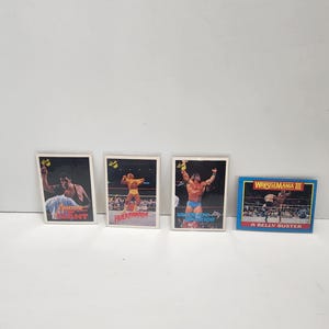 1990 Titan Sports Vintage WWF Wrestlemania Trading Cards - Ultimate Warrior - Hulk Hogan - Andre The Giant - Wwf - Wrestling - Tcg - Cards