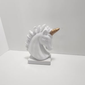 Unicorn Head Ceramic Figurine - Ceramic Figurine - Figurines - Unicorns - Unicorn Figurine - Unicorn Gift