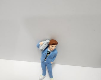 Applause 1980s Vintage Pvc Figure Teenager With Boombox - 1980 - 1980 Toys - Pvc Figures - Applause Toys - Applause - Vintage Toys - Vintsge