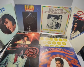 Discos de vinilo originales de Elvis Presley de los años 60 y 80 - Elvis - Elvis Presley - Vinilo - Discos - Discos de vinilo - Elvis vintage - Discos vintage