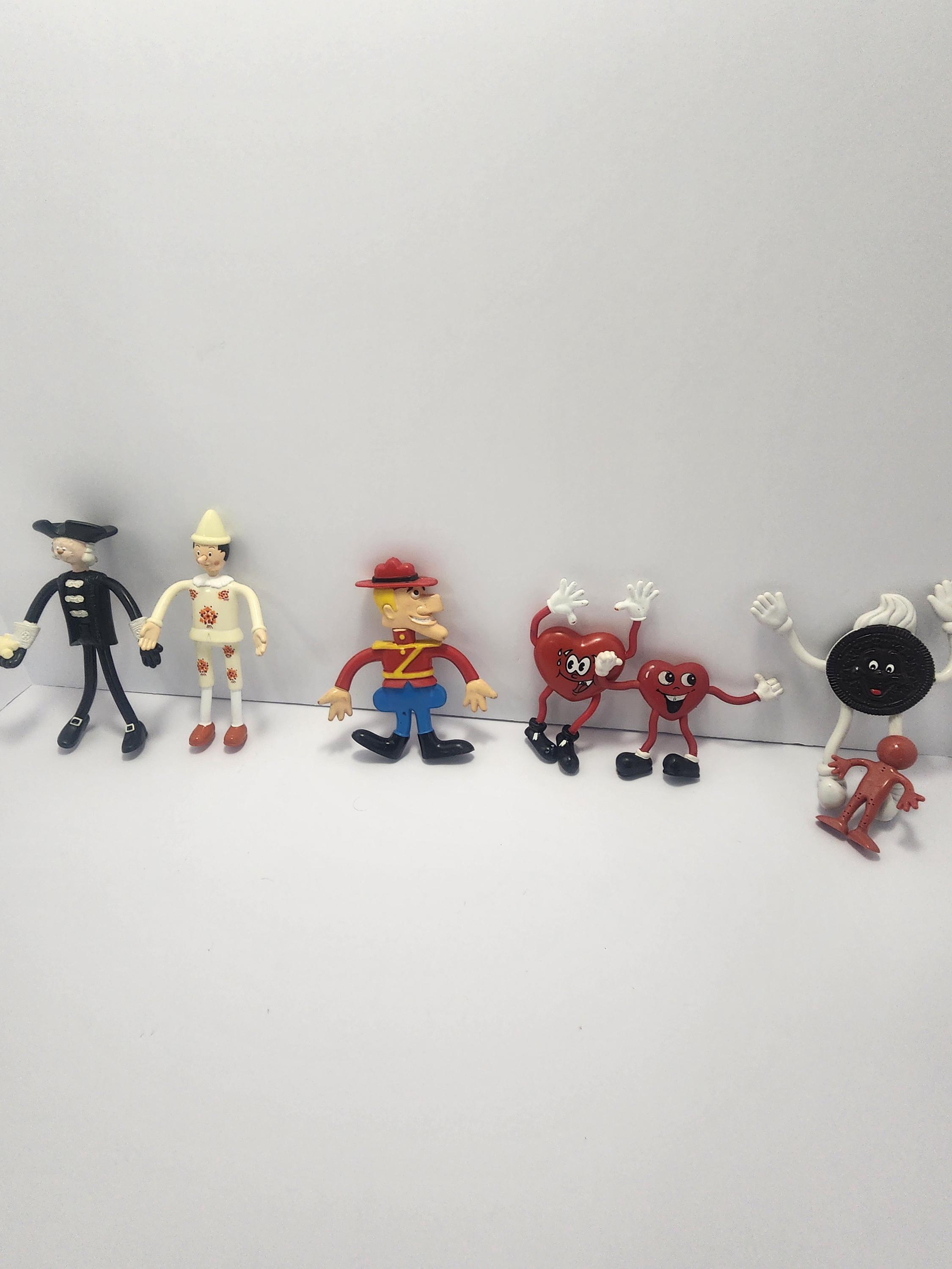 Bendable Action Figure Vintage Toys - Rocky and Bullwinkle