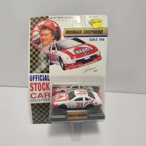 1992 Road Champs Offical Stock Car Morgan Shepard SEALED - Nascar - Racing - Racing Toys - Toy Cars - Road Champs - Stock Cars - 1/64 Scale