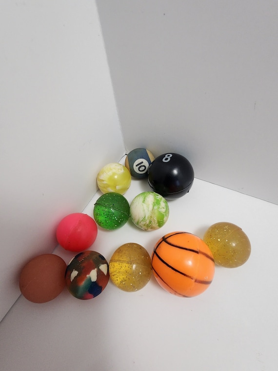 Vintage Bouncy Ball Lot Bouncy Balls Etsy