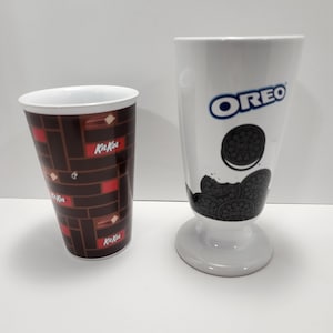Oreo Cookie Ceramic Glass Milkshake Cup - Oreo - Cookies - Milkshake - Ice Cream Cup - Milkshake Glads - Oreo Glass - Oreo Cookies