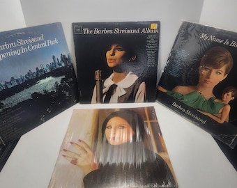 Barbara Streisand Vintage Vinyl Records 1970's LOT Of 4 - Barbara Streisand - Music - Vinyl Records - Records - Vintage Music