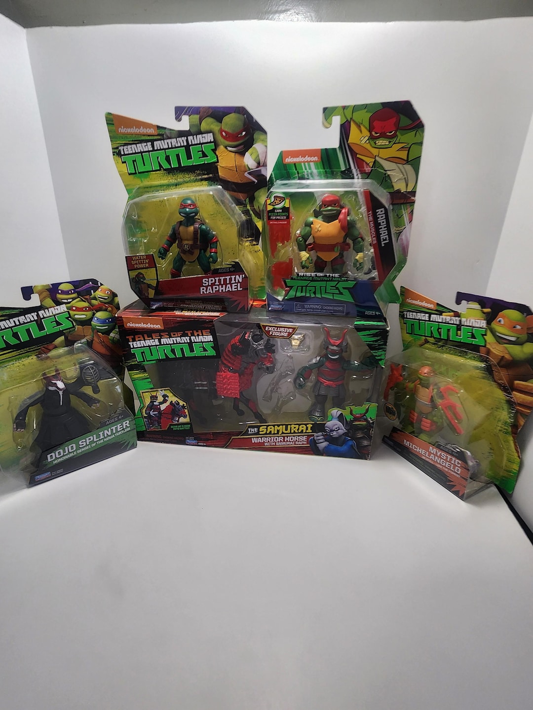Teenage Mutant Ninja Turtles Action Figures - Splinter - Raphael - TMNT ...
