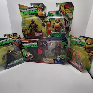 Teenage Mutant Ninja Turtles Action Figures - Splinter - Raphael - TMNT - Teenage Mutant Ninja Turtles - Ninja Turtles