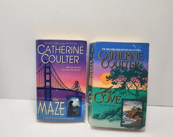FBI Thriller series by Catherine Coulter: The Maze (left) and The Cove (right) - LOT Of 2 - Series - Series Books - Catherine Coulter Books