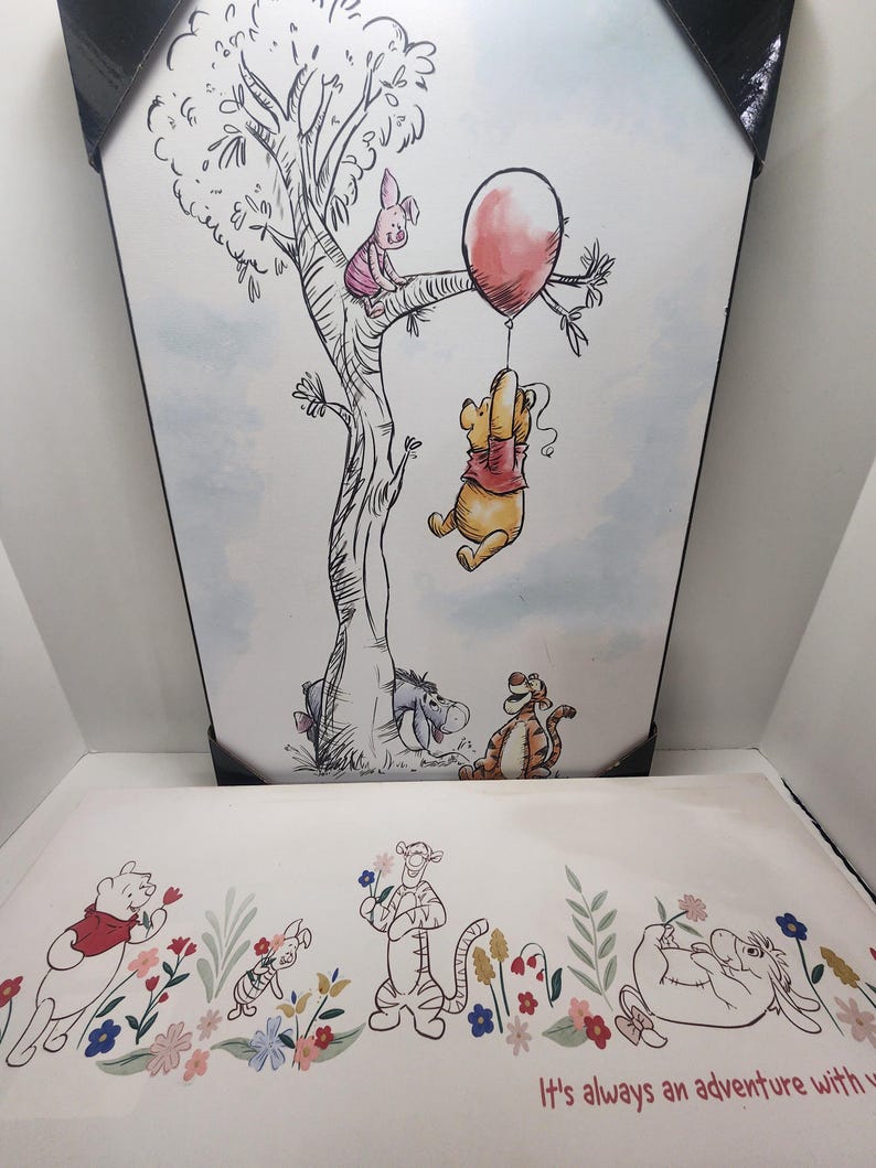 Winnie the Pooh Painting and Wall Hangings Disney Disney Decor Winnie