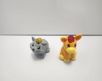 VTech Animal Toys LOTTO DI 2 - V Tech - Vtech - Animali - Giocattoli per animali - Gatti - Gatto giocattolo - Asino - Asino giocattolo