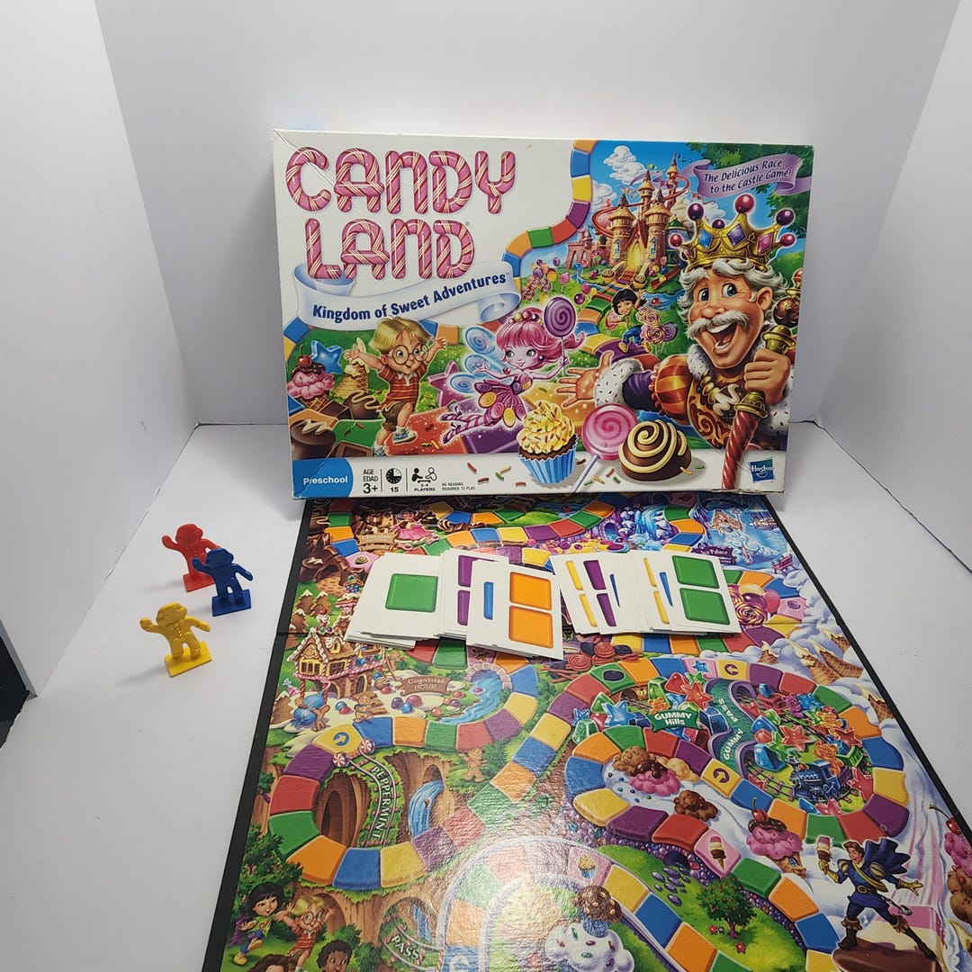 Candy Land Hasbro 2000's Board Game - Games - Vintage Games - Hasbro ...