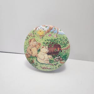 Cave Bears 1990s Super Cute Collectable Tin - Tins - Collectable Tins - Bears - Bears Decor - Cave Bears