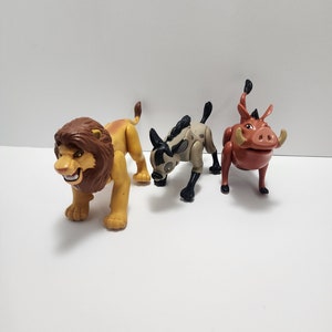 Figurines articulées Le Roi Lion DISNEY lot de 6 figurines plastiqu