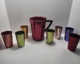 Vintage NORBEN WARE Aluminum Tumblers-set of 2 - Etsy