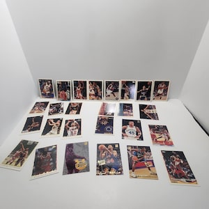 NBA Vintage 90er Jahre Basketball Sammelkarten - Sport - Sportkarten - NBA Karten - Sammelkarten - Basketball - Korbball Karten - 90er Jahre
