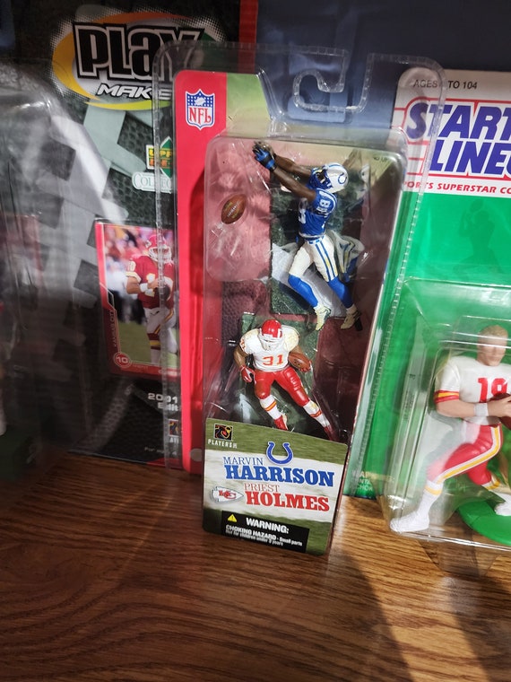 Nfl Toy Figures - Marvin Harrison - Priest Holmes - Kansas City