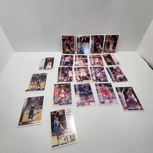 NBA bovendek jaren 90 3D-jam basketbalruilkaarten - ruilkaarten - sportkaarten - NBA - basketbal - 3D-kaarten
